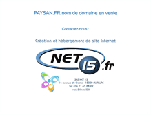 Tablet Screenshot of paysan.fr